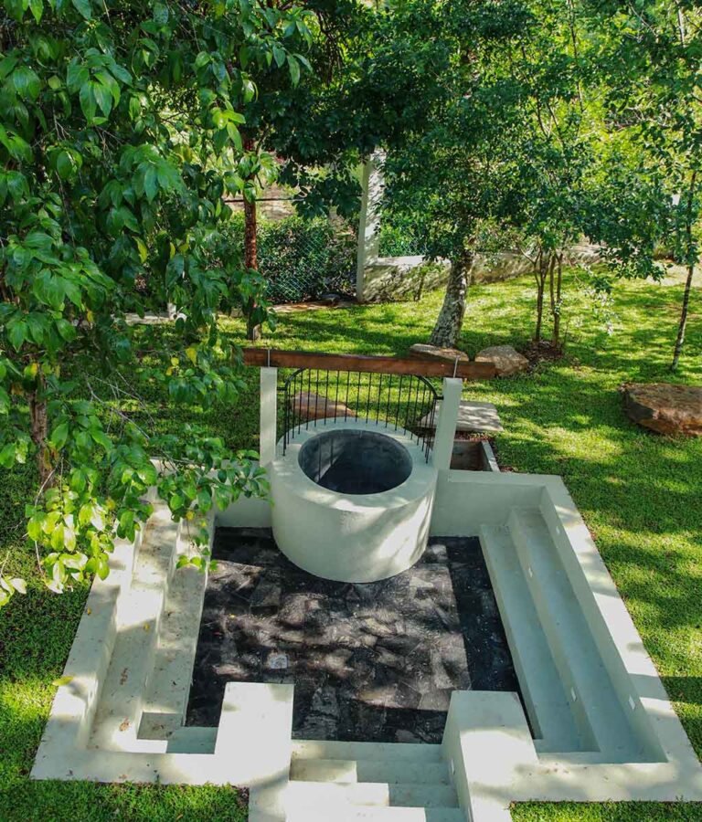 Outdoor area with a well at Ona Garden Villa
