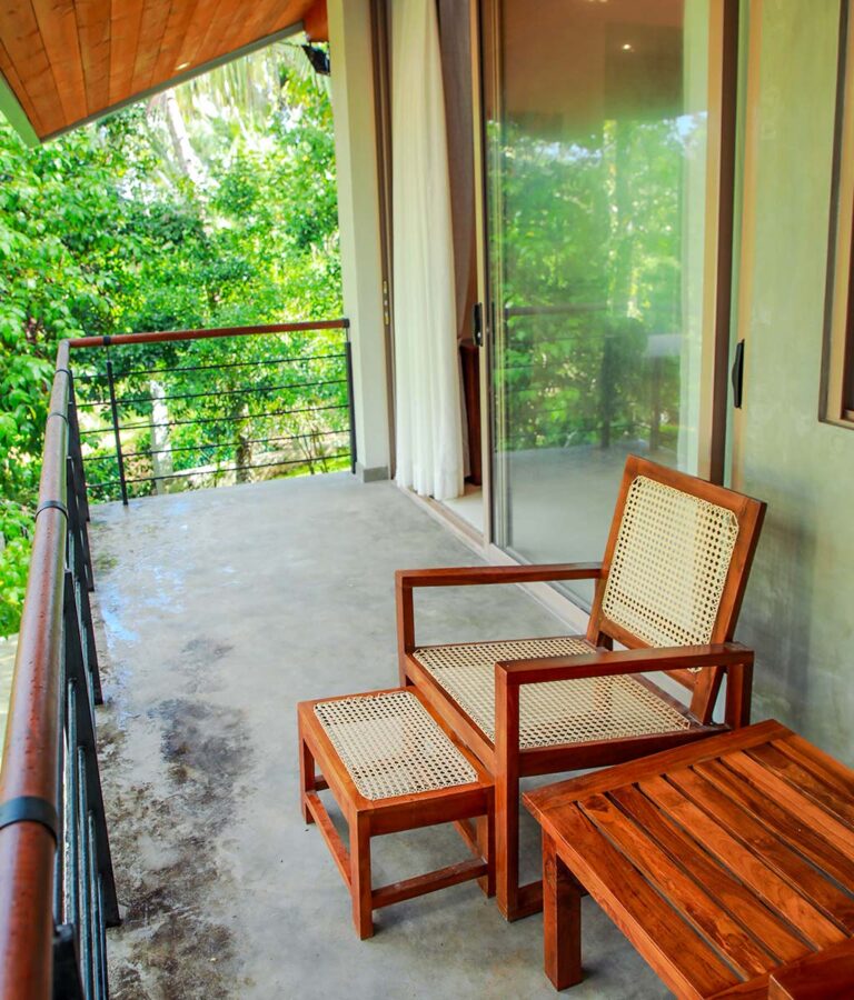 Balcony of a room at Ona Garden Villa