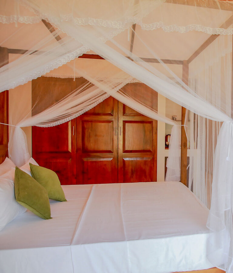 Bed setup at Ona Garden Villa