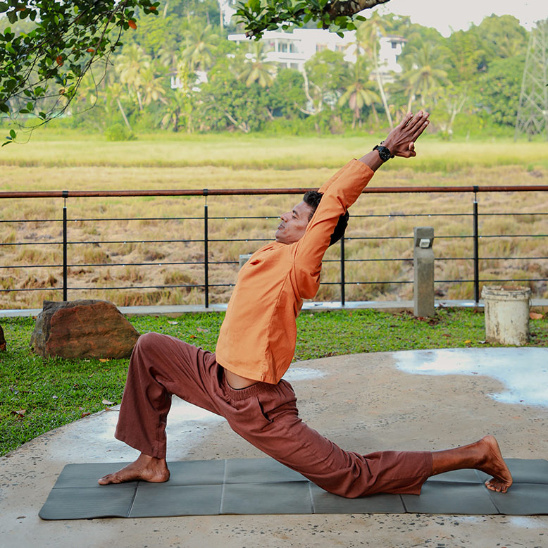 Yoga practising at Ona Garden Villa