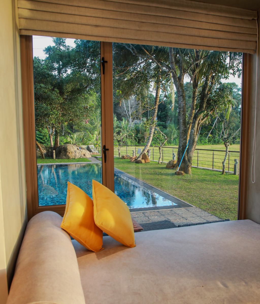 Pool view of Araliya Deluxe room at Ona Garden Villa
