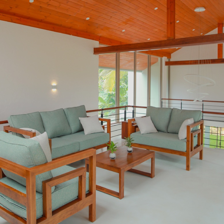 Living area at Ona Garden Villa 