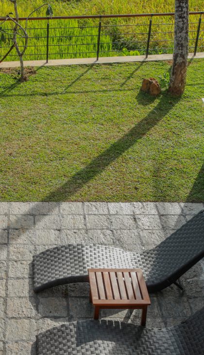 Lounge chairs at Ona Garden Villa