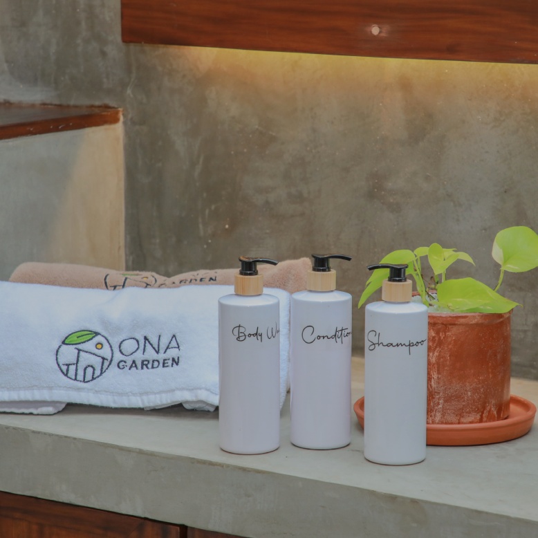 Toiletries at Ona Garden Villa