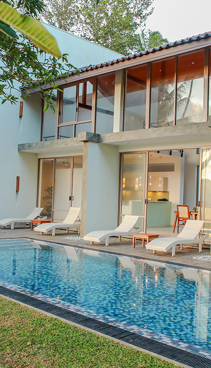 General pool amenities and terms at Ona Garden Villa