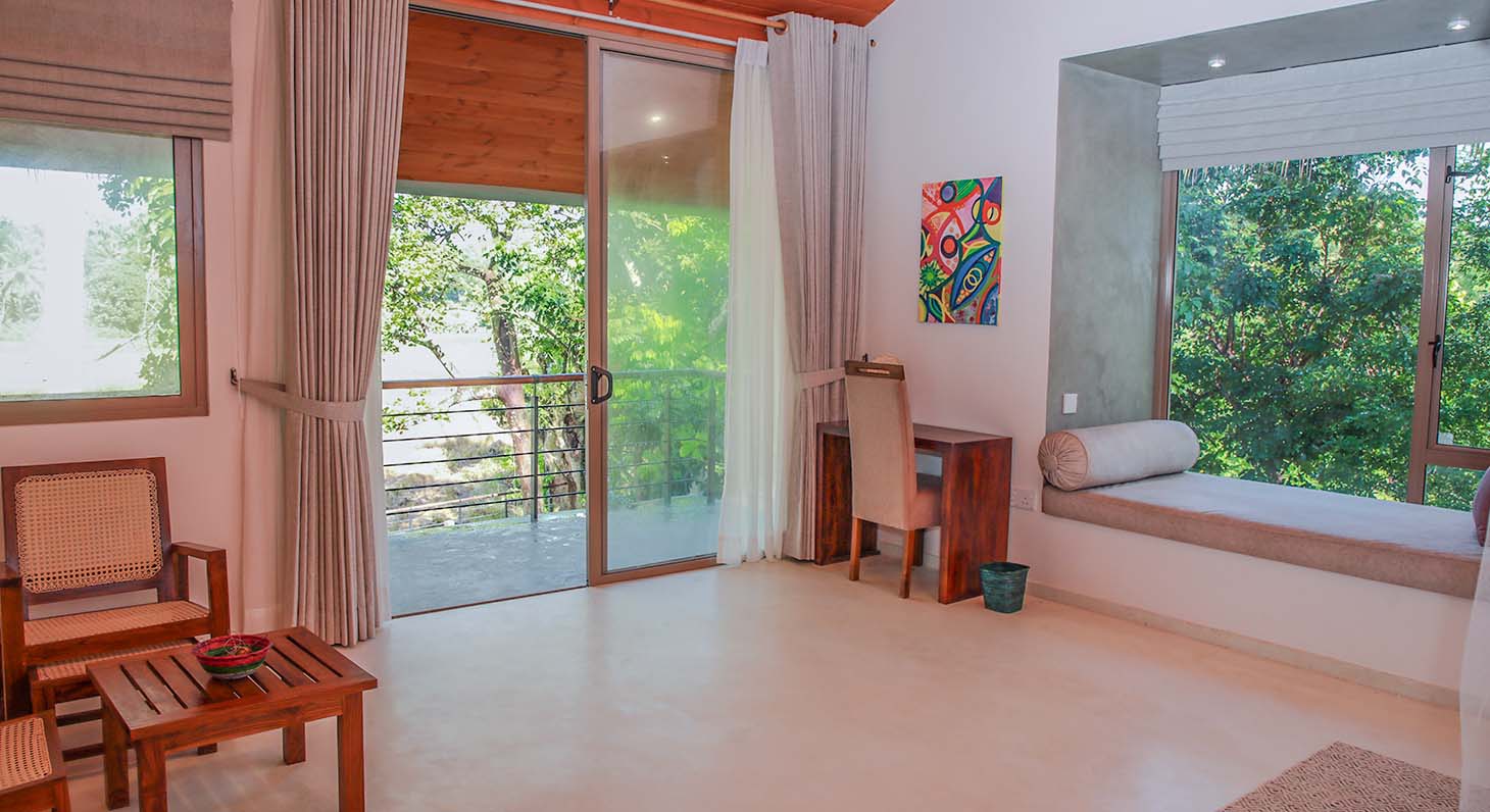 Balcony of the Lotus Suite at Ona Garden Villa