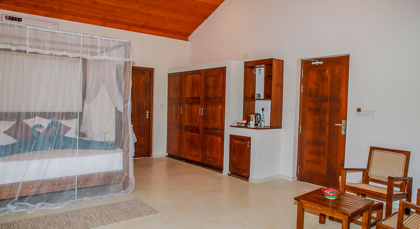 Interior of a bedroom at Ona Garden Villa 