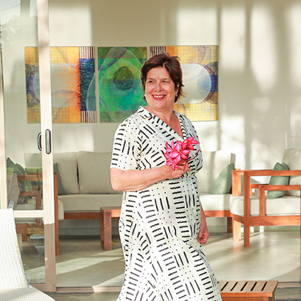 Owner of the Ona Garden Villa