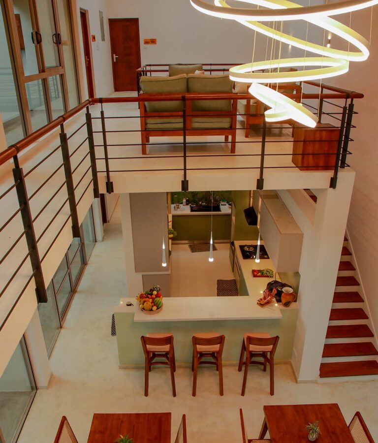 A living area at Ona Garden Villa 