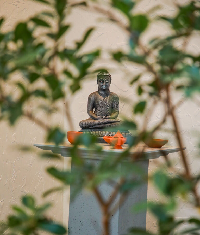 Statue of Buddha at Ona Garden Villa