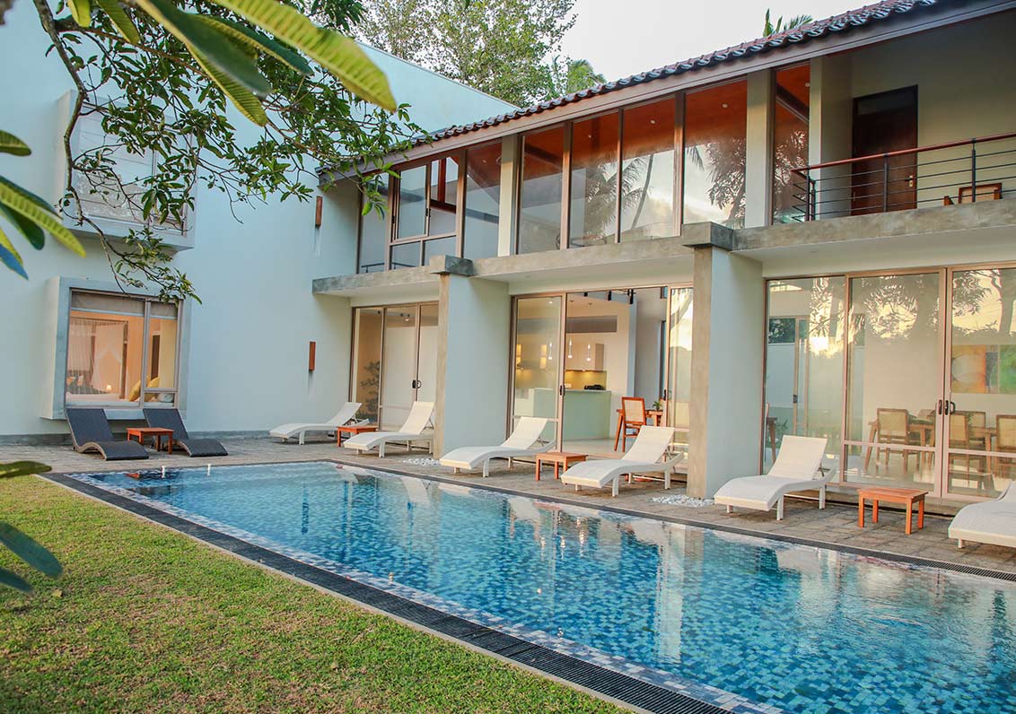 Ona Garden Villa view from the poolside