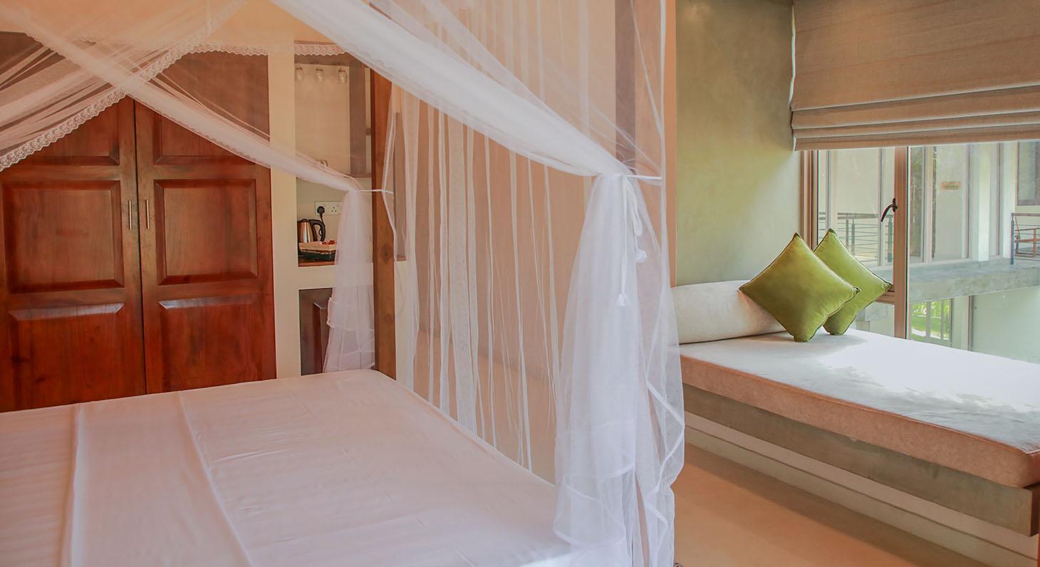 Paddy Deluxe room interior at Ona Garden Villa