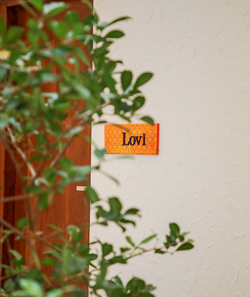 Entrance of Lovi Deluxe room at Ona Garden Villa